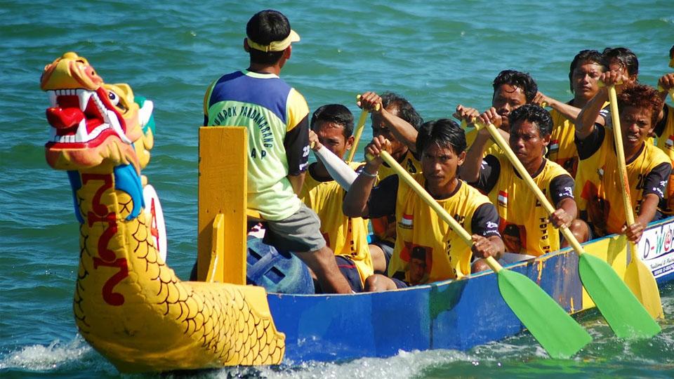 Tim Perahu Naga Indonesia berhasil keluar sebagai pemenang dalam sebuah kejuaraan internasional di China. - INDOSPORT